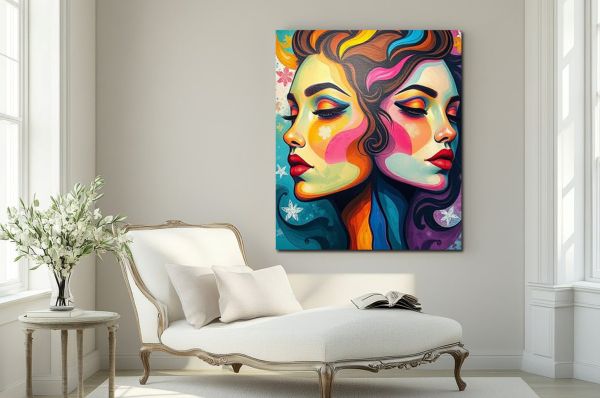 abstrakte malerei bunte Gesichter kaufen - Art Exclusive.jpg